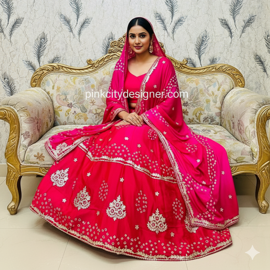 Pinkcitydesigner Bhundaj  Lehenga