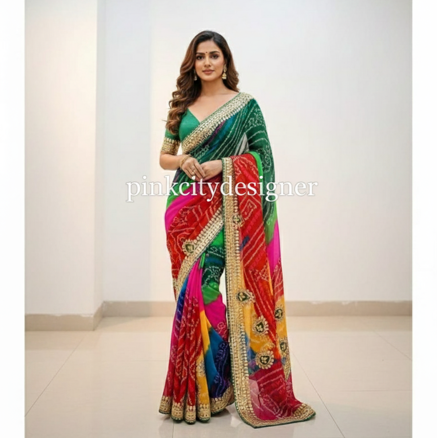Beautiful Chunri Saree
