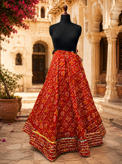 NEW DESIGNER JAIPURI SKIRT BY PCD