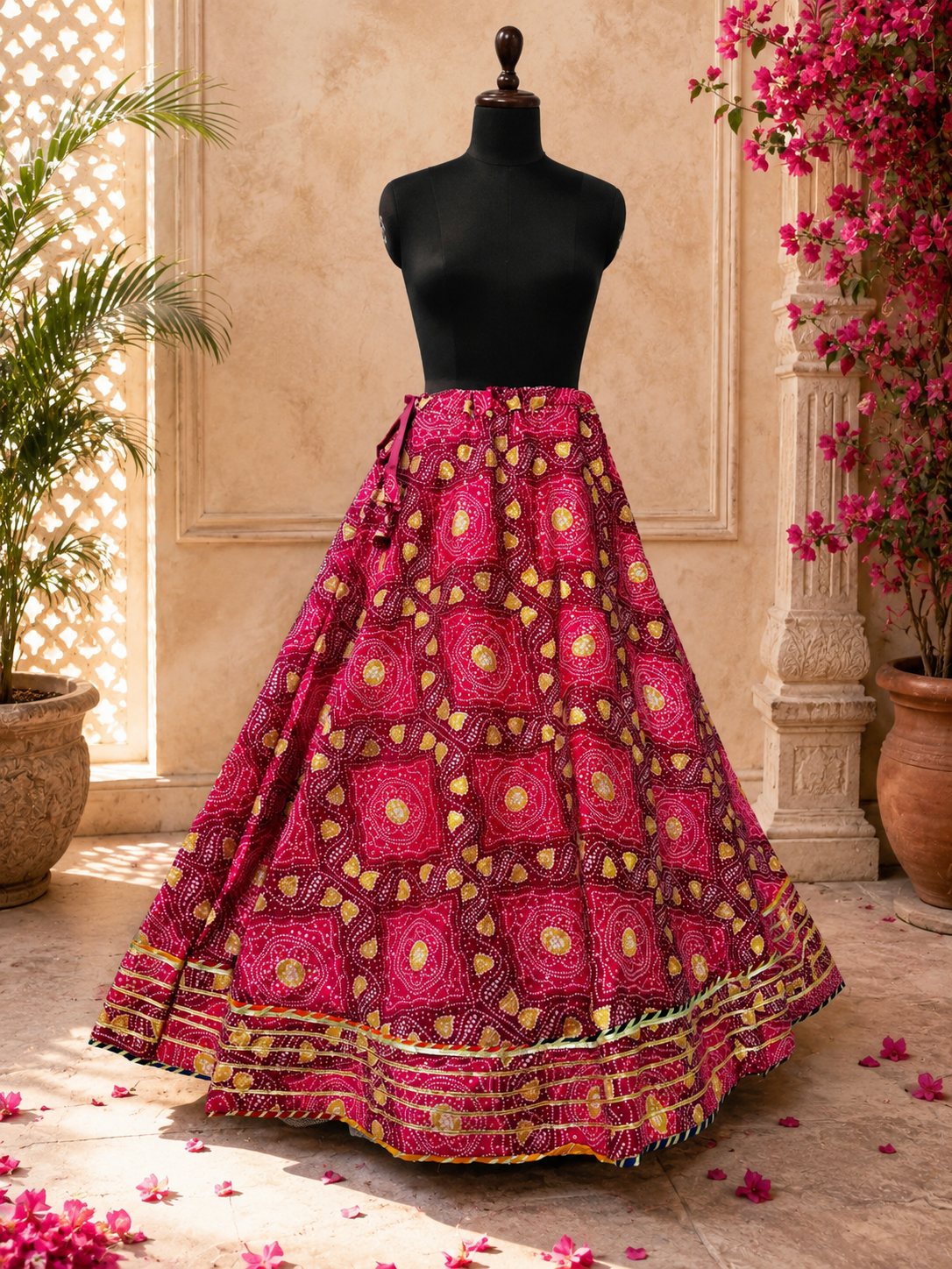 NEW DESIGNER JAIPURI SKIRT BY PCD
