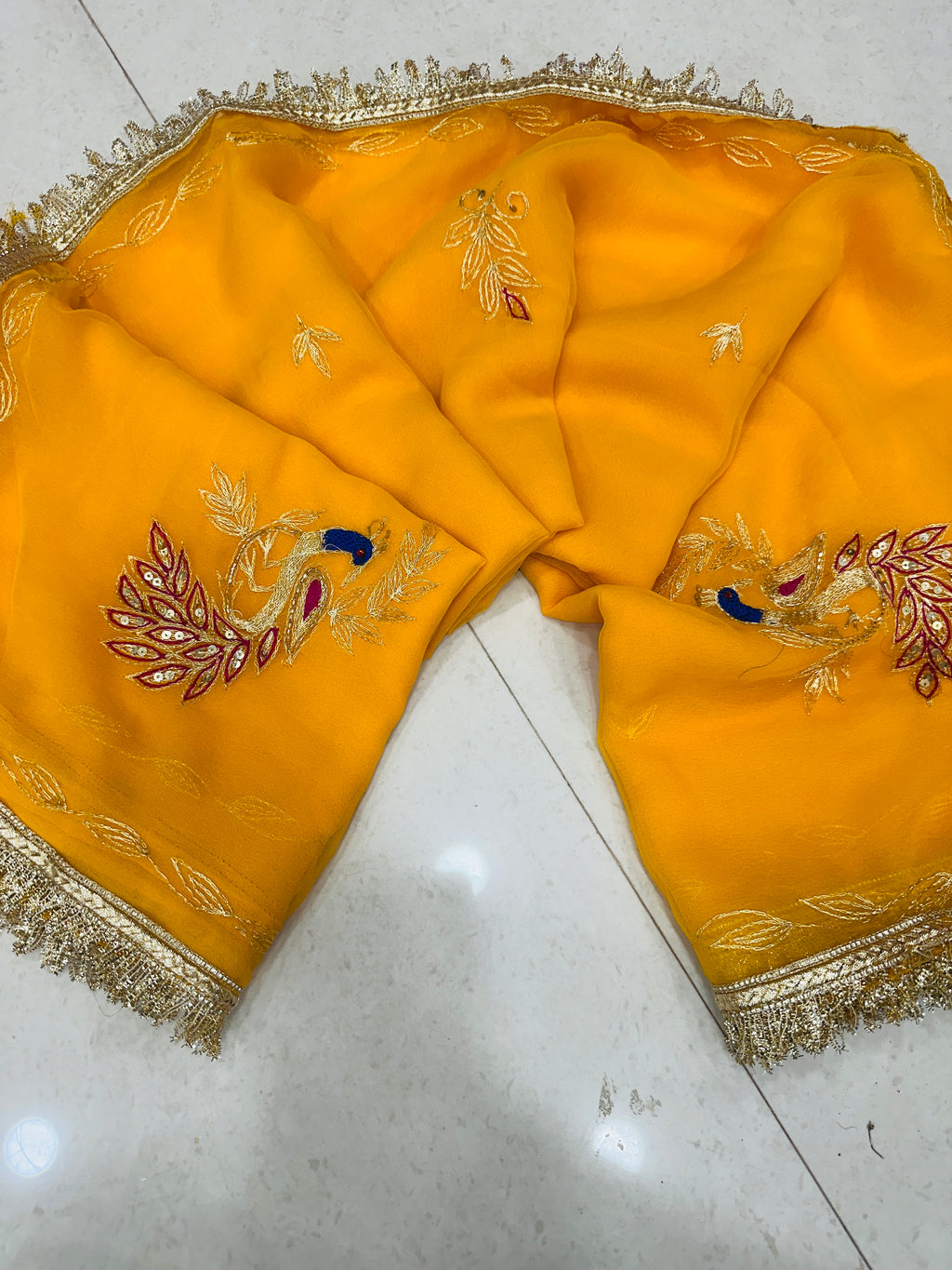 Beautiful Mor butta saree