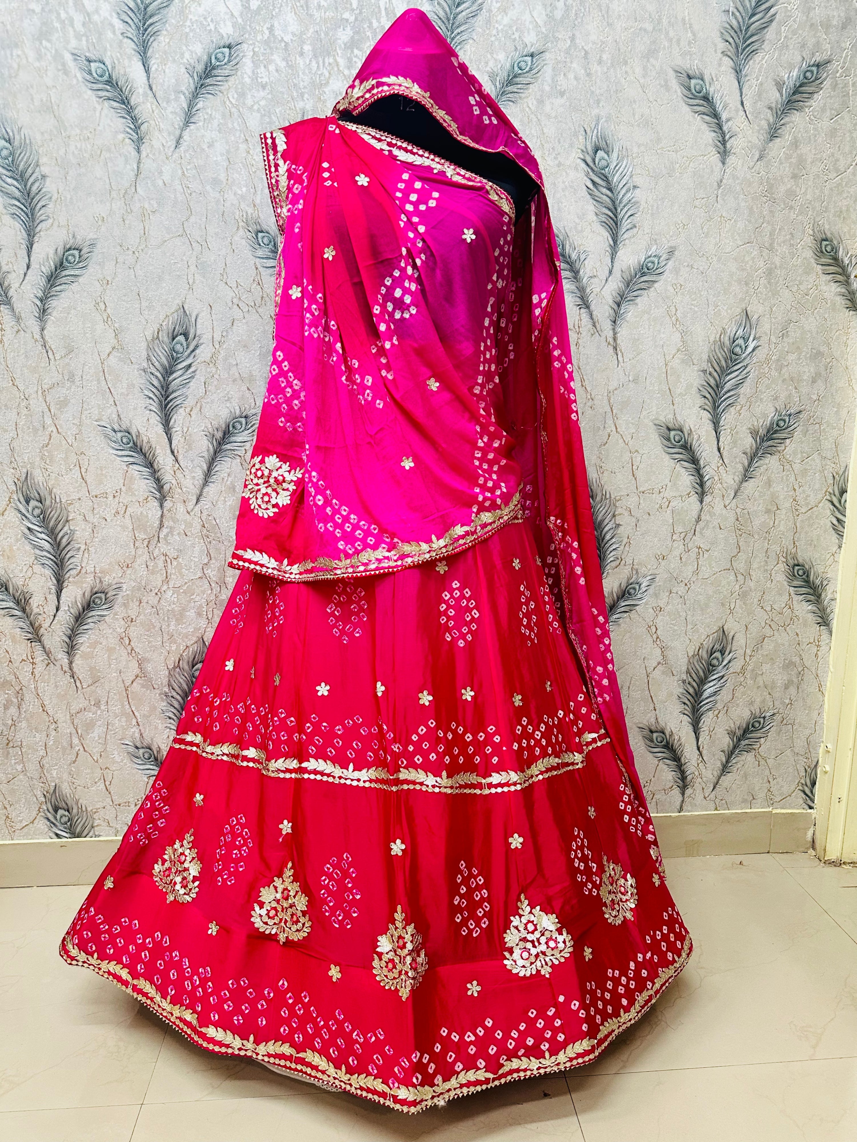 Pinkcitydesigner Bhundaj  Lehenga