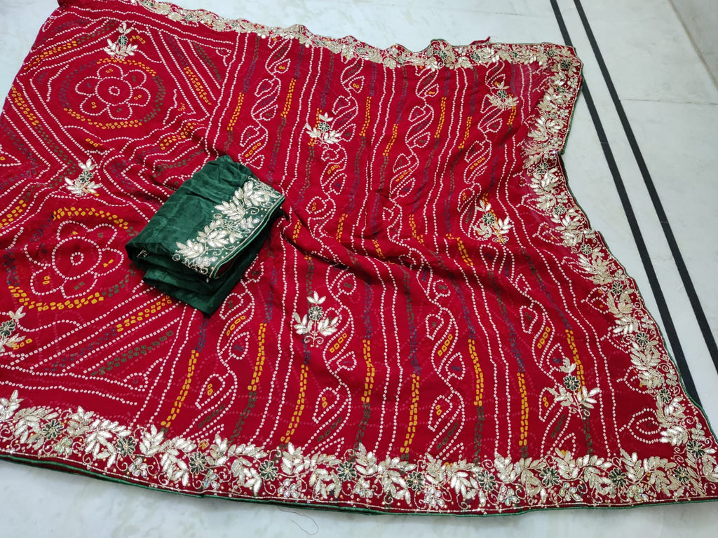 Beautiful Chunri Saree