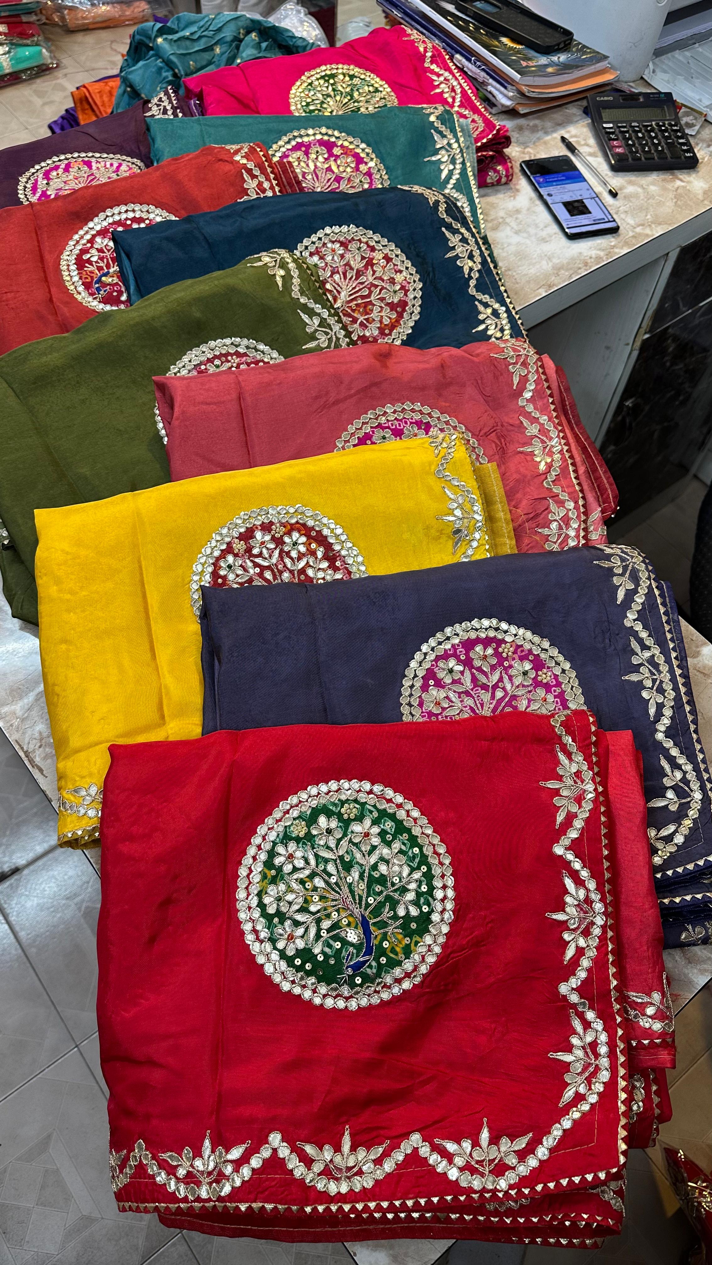 Royal Peacock Motif Silk Saree