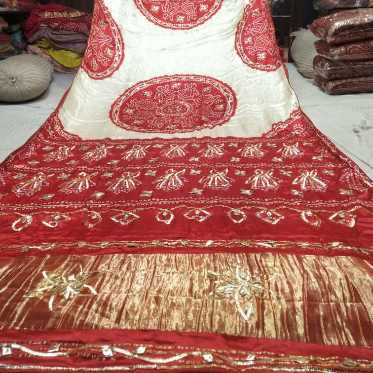 Rajasthani Heritage Bandhej Saree