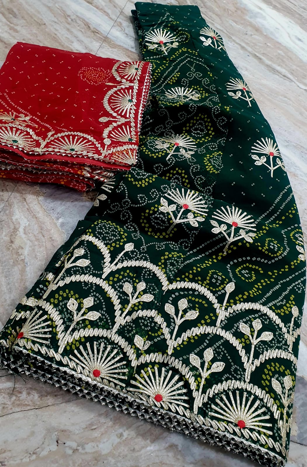 Designer Lehenga with Intricate Silver Thread Work