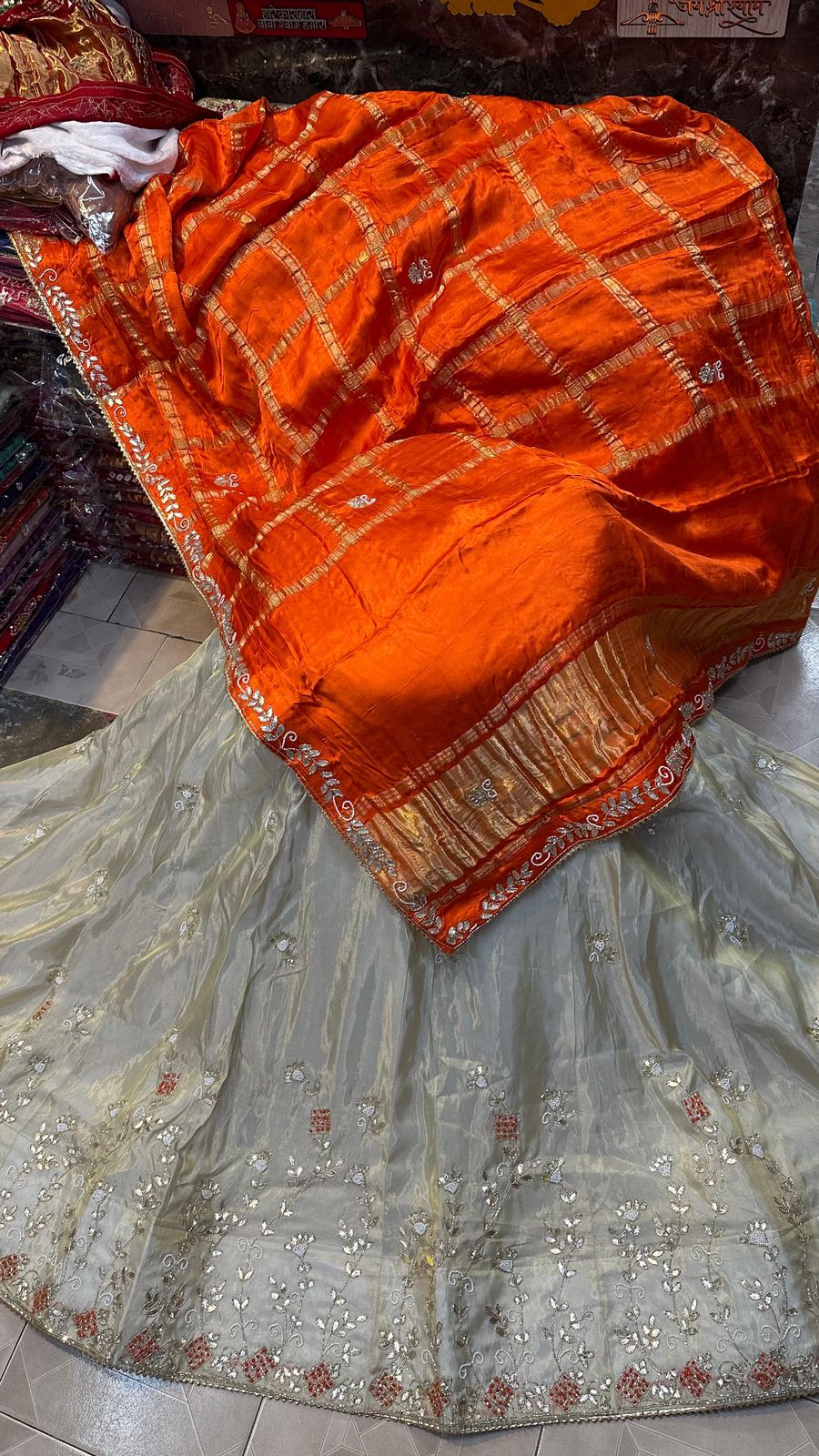 Ivory Heirloom Lehenga with Royal Dupatta