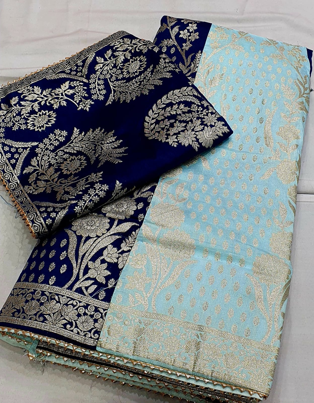 The Royal Heritage Collection: Hand-Woven Silk Lehenga