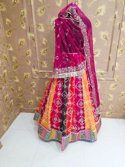 Royal Georgette Rajwadi Lehenga BY PCD