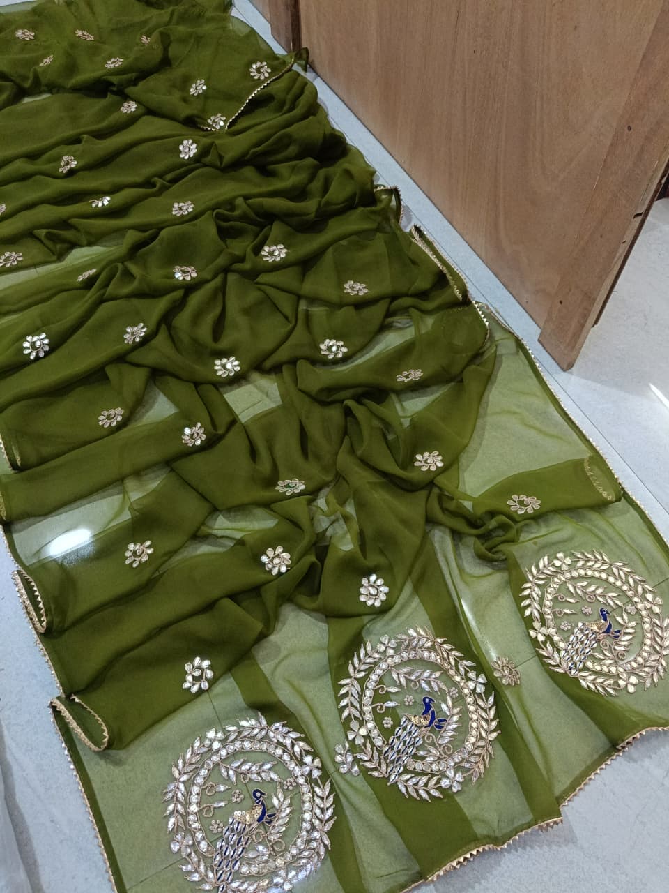 Summer Special Rajasthani Royal Georgette Bandhani Sarees by pcd