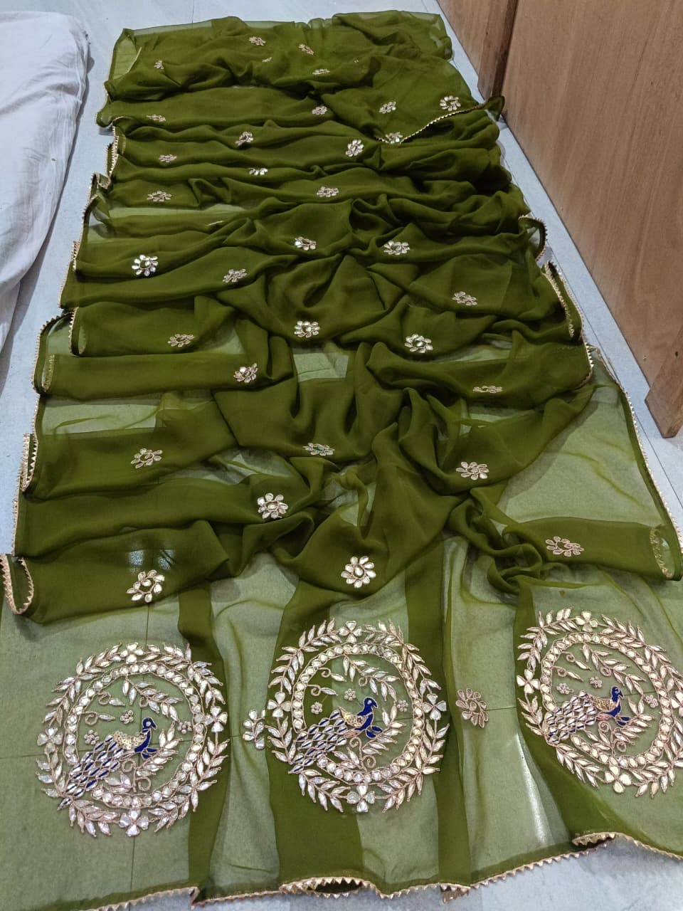 Summer Special Rajasthani Royal Georgette Bandhani Sarees by pcd