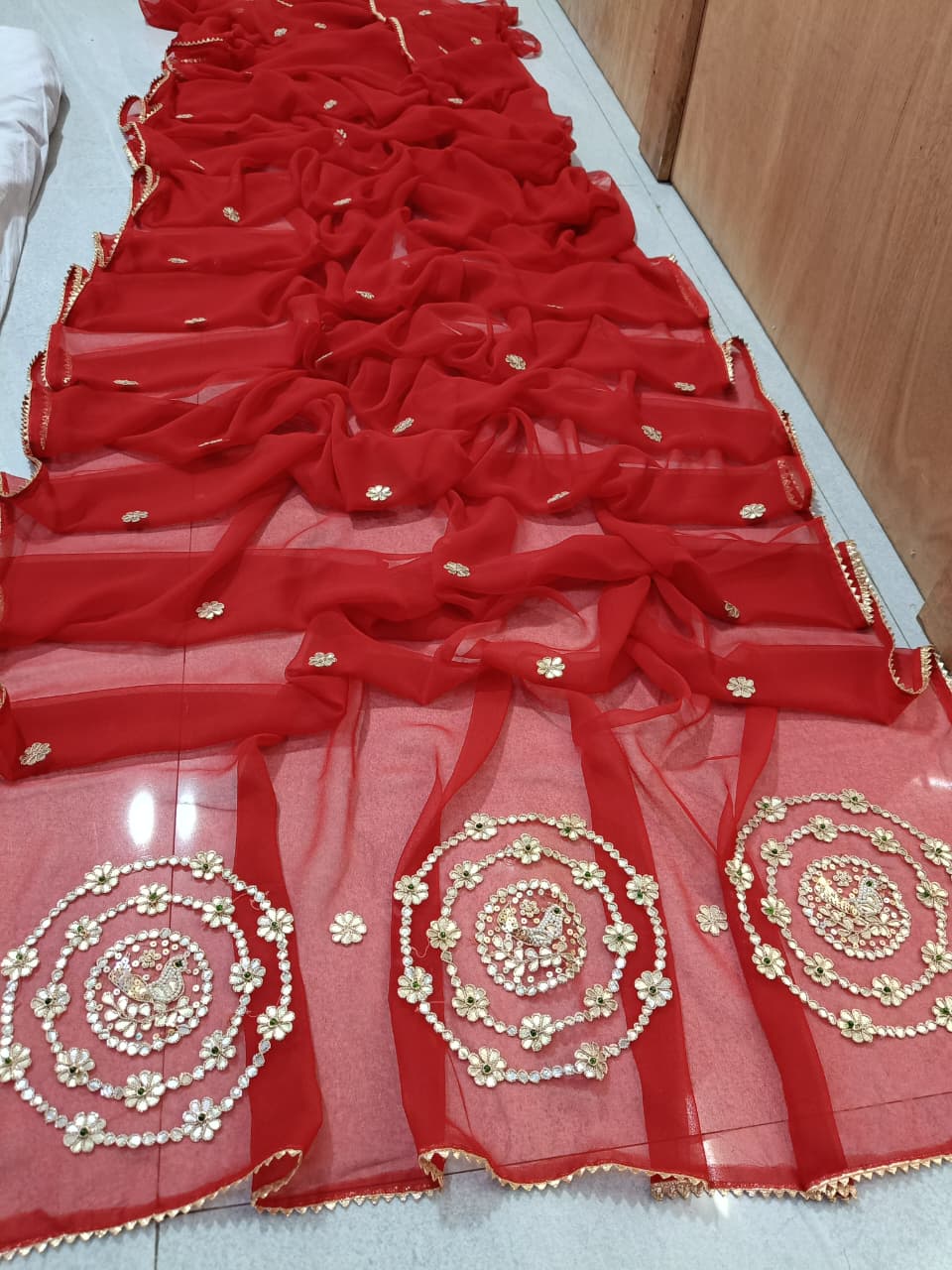 Summer Special Rajasthani Royal Georgette Bandhani Sarees by pcd