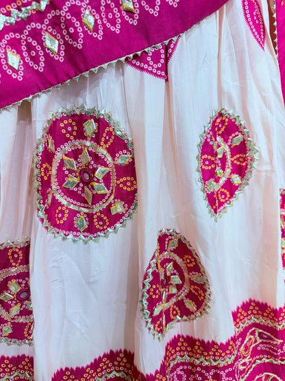 New Royal Traditional Bandhani Lehenga in Premium Gaji Silk Fabric