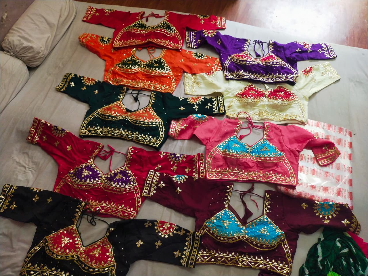 Gota Patti Glam HO Silk Designer Blouse (Aangi style) BY PCD