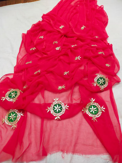 Summer Special Rajasthani Royal Georgette Sarees