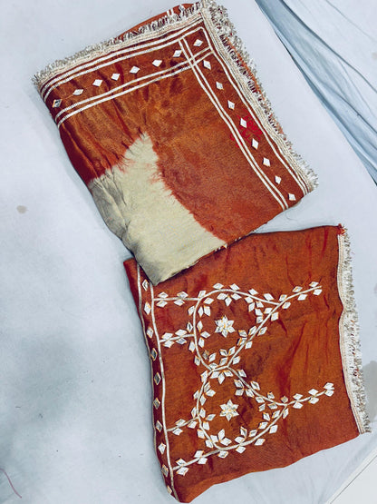 NEW AANGI STYLE BLOUSE WITH TISHU FABRIC SAREE BY PCD