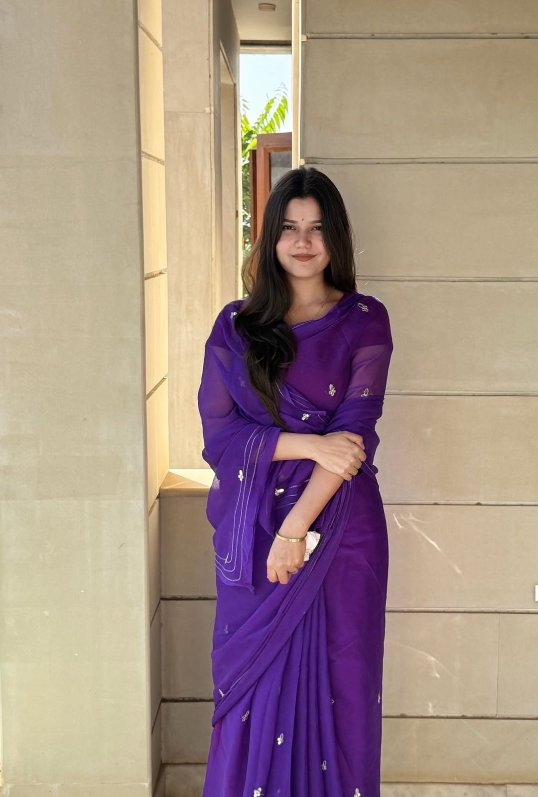 Latest Chiffon Bollywood Style Gotapatti Work Saree by pcd