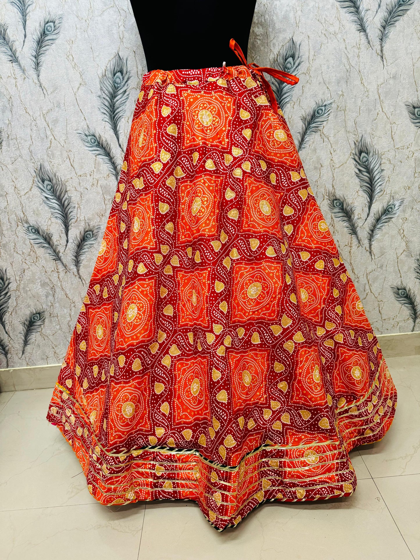 NEW DESIGNER JAIPURI SKIRT BY PCD