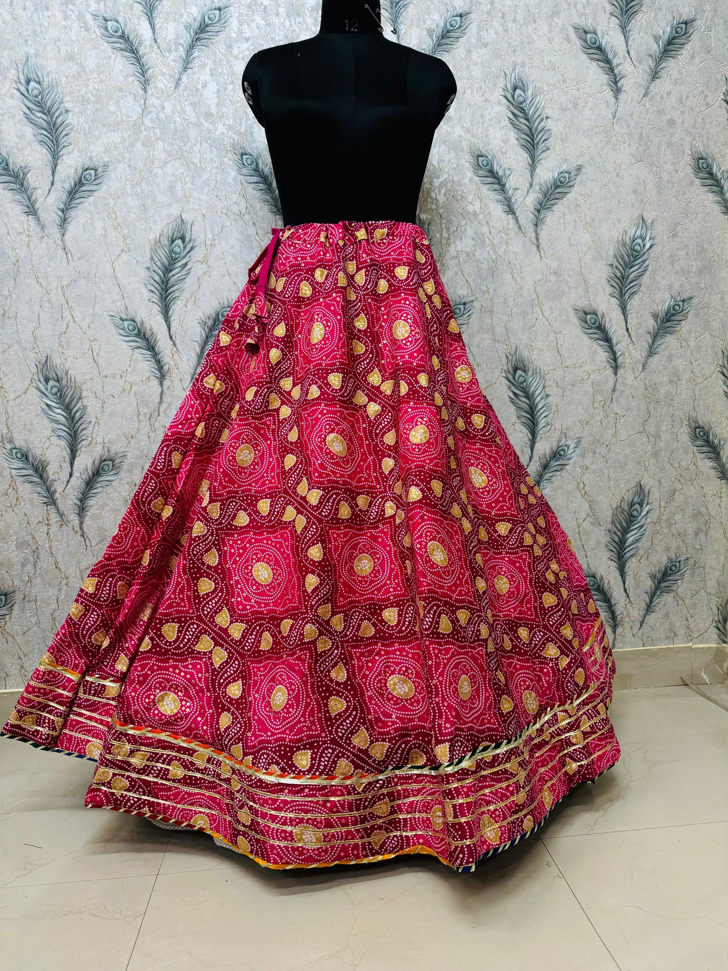 NEW DESIGNER JAIPURI SKIRT BY PCD