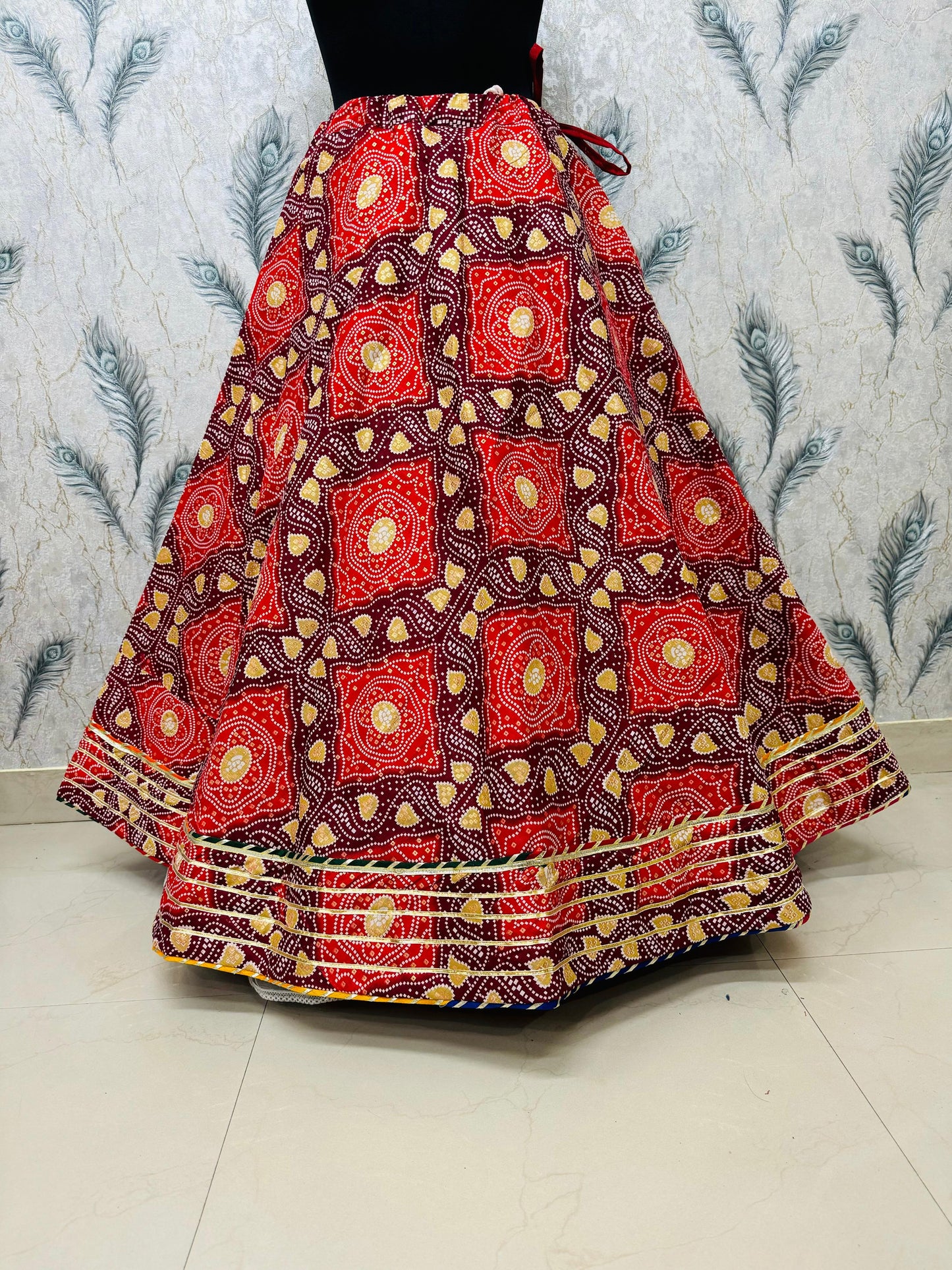 NEW DESIGNER JAIPURI SKIRT BY PCD