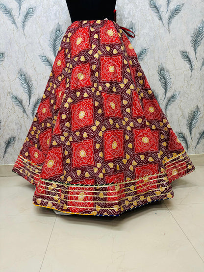 NEW DESIGNER JAIPURI SKIRT BY PCD