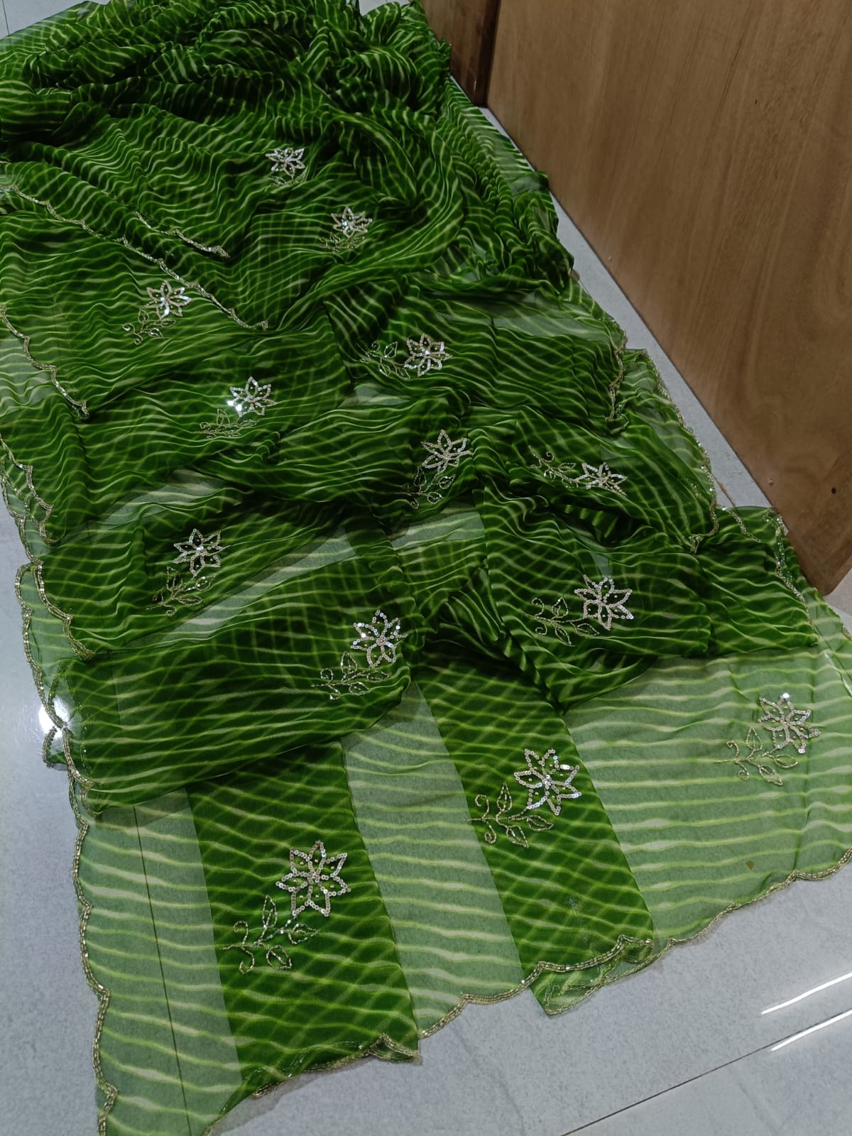 Traditional Georgette Leheriya Saree Collection BY PCD