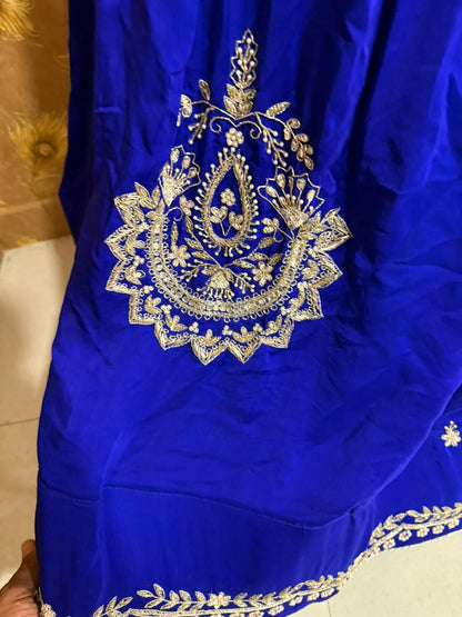 PCD Pure Gaji silk With Gharchola Dupatta And Gota patti Work Lehenga