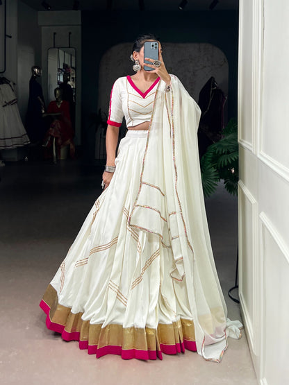 PCD Dandiya Lehenga Traditional Gujarati Dandiya Lehenga for Navratri
