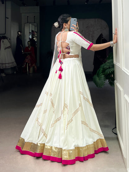 PCD Dandiya Lehenga Traditional Gujarati Dandiya Lehenga for Navratri