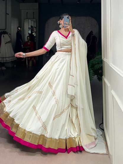 PCD Dandiya Lehenga Traditional Gujarati Dandiya Lehenga for Navratri