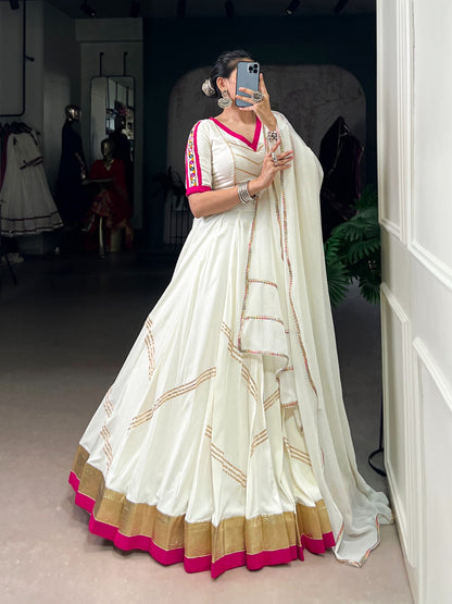PCD Dandiya Lehenga Traditional Gujarati Dandiya Lehenga for Navratri