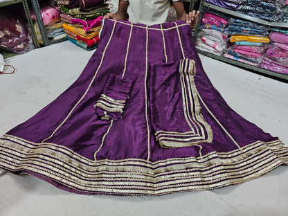 PCD Chinon Lehenga with Sequin and Tari Work Lehenga