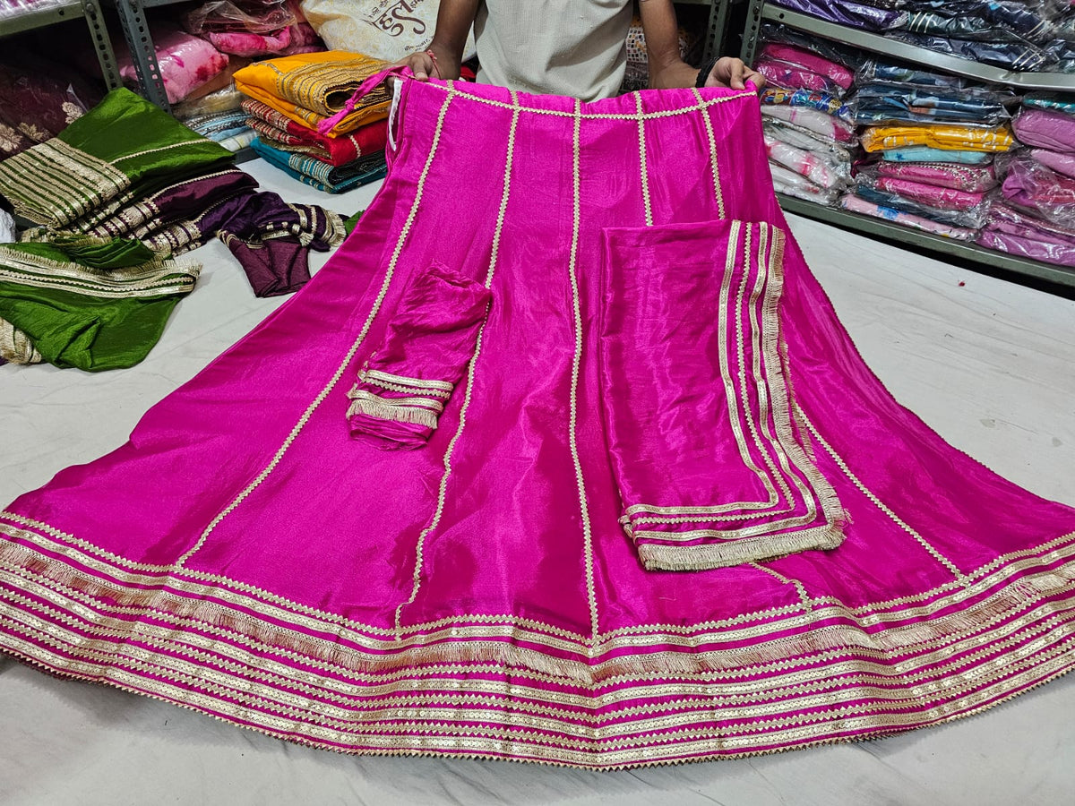 PCD Chinon Lehenga with Sequin and Tari Work Lehenga