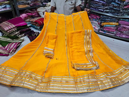 PCD Chinon Lehenga with Sequin and Tari Work Lehenga
