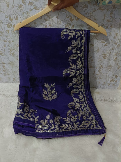 PCD Pure HO Silk saree VJ