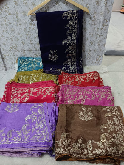 PCD Pure HO Silk saree VJ