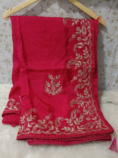 PCD Pure HO Silk saree VJ