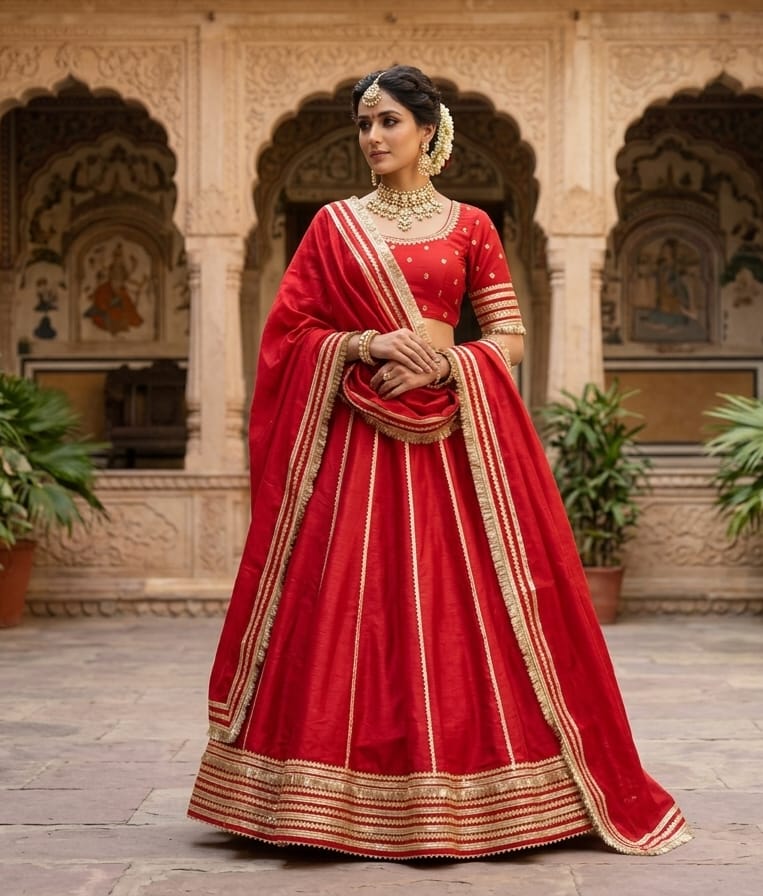 PCD Chinon Lehenga with Sequin and Tari Work Lehenga