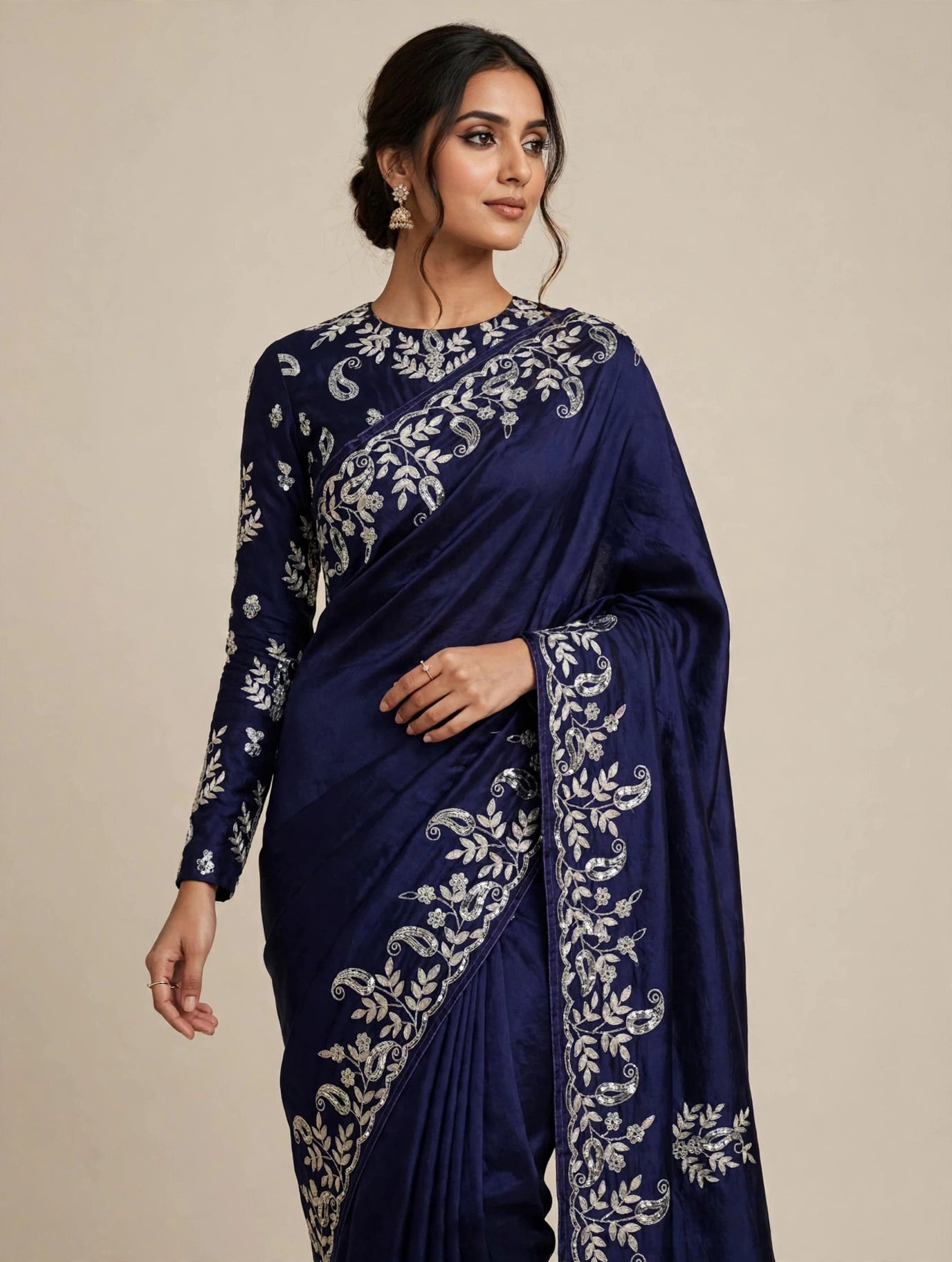 PCD Pure HO Silk saree VJ
