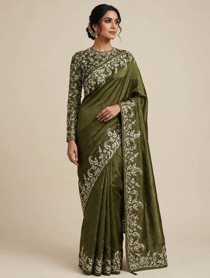 PCD Pure HO Silk saree VJ