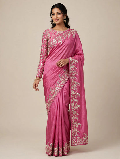 PCD Pure HO Silk saree VJ
